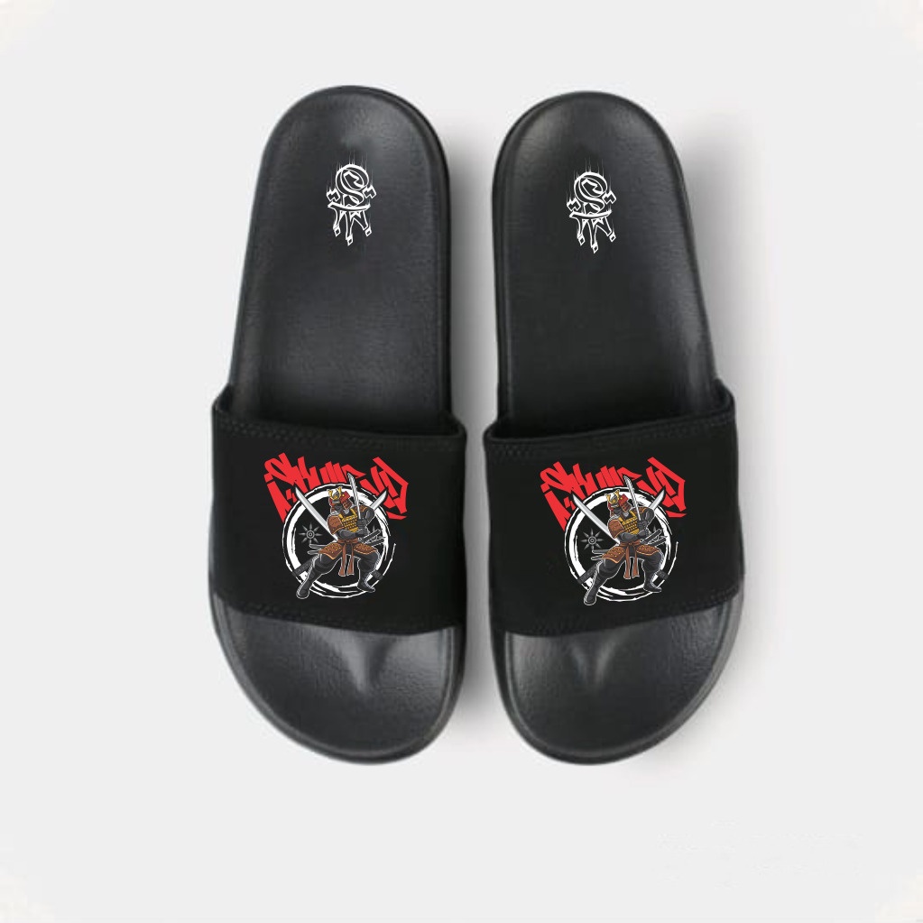 SKULLEND Sandal Slop  Slide Slip on DIstro Premium Kekinian - Sendal Santai Keren