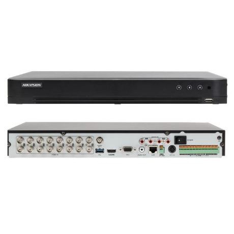 DS-7216HQHI-K1-E Hikvision DS 7216HQHI K1 E DVR NVR Kamera 16Ch + 2IP Camera CCTV 4MP