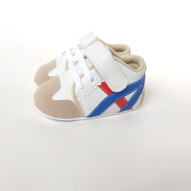 AQL JUNA sepatu anak bayi baby prewalker laki laki perempuan  0 12 bulan murah sneakers tali velcro