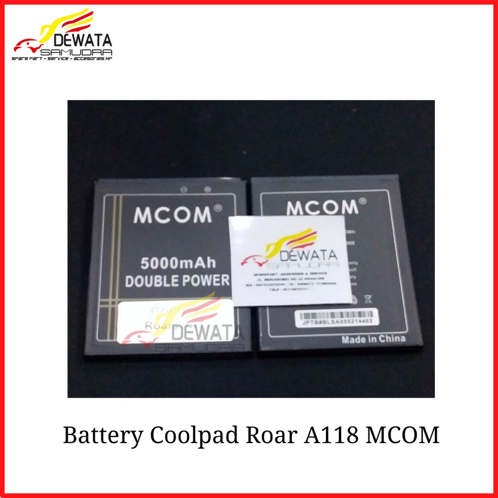 Baterai - Batrai - Battery Coolpad Roar A118 MCOM