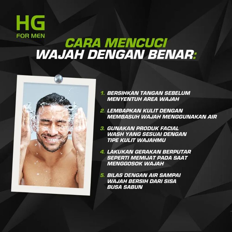HG For Men Facial Wash Acne Care &amp; Oil Control 100ml