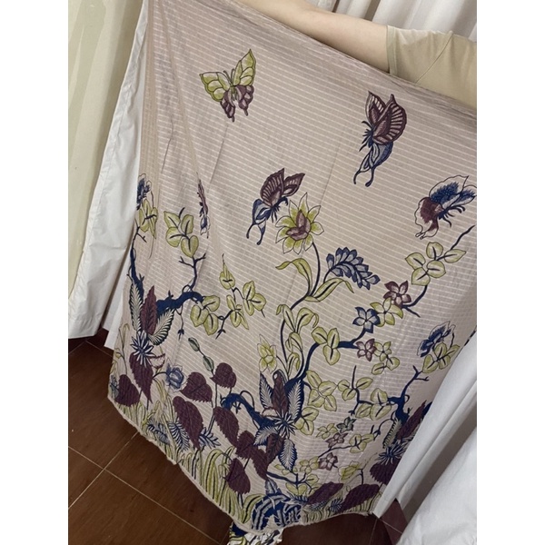 Ameerawardrobe Kamen sutra dobby collet butterfly set selendang