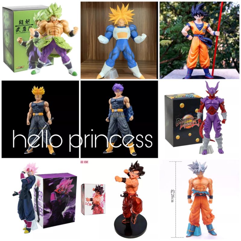 Jual Super Saiyan Goku Action Figure Dragon Ball With Box | Shopee ...