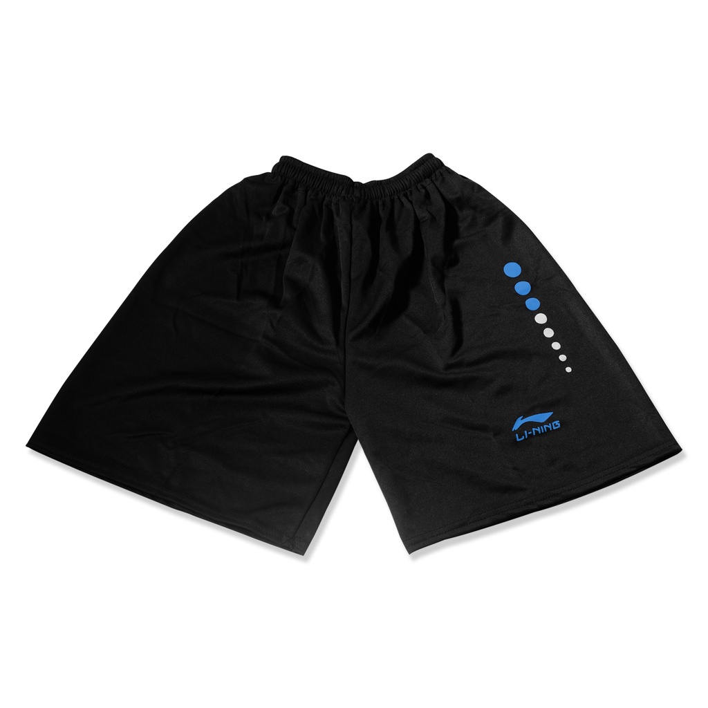 (1kg= 8pcs) Celana pendek olahraga/celana kolor/celana pendek pria/celana futsal/celana volly-LINING BOBA BIRU
