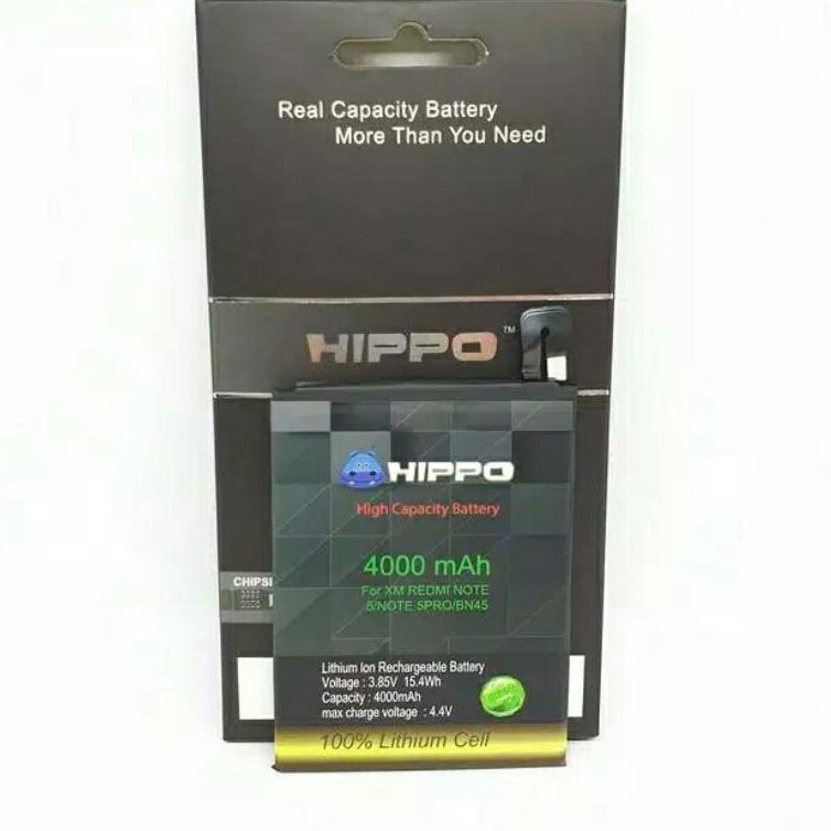 SPE.18Oc22e ‣ BATTERY batre HIPPO XIAOMI REDMI NOTE 5 NOTE 5 PRO BN45 BN 45 Atau BN48 original hippo