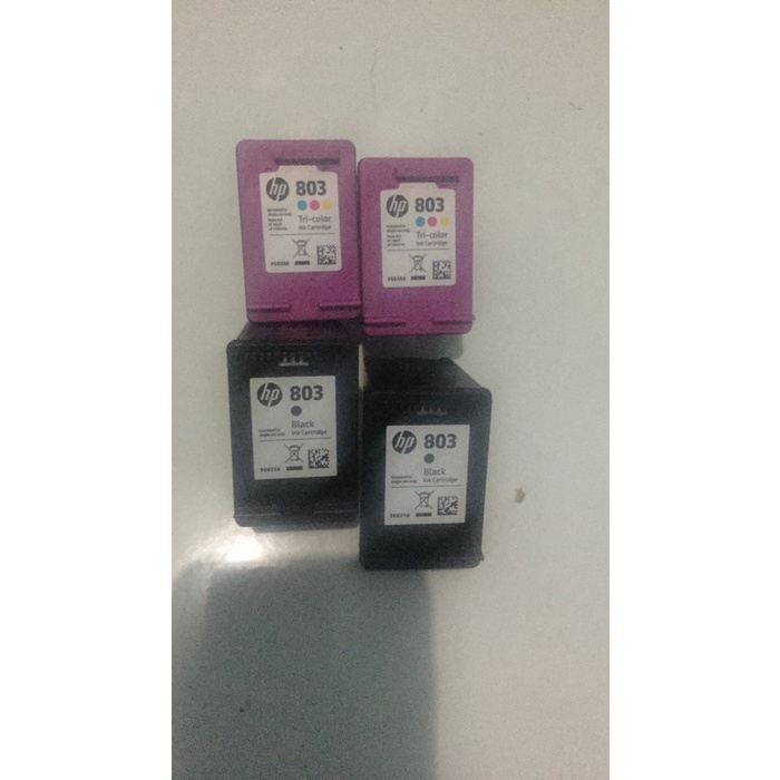 

Termurah Tinta Hp 803 Blcak Dan Color Siap Pake