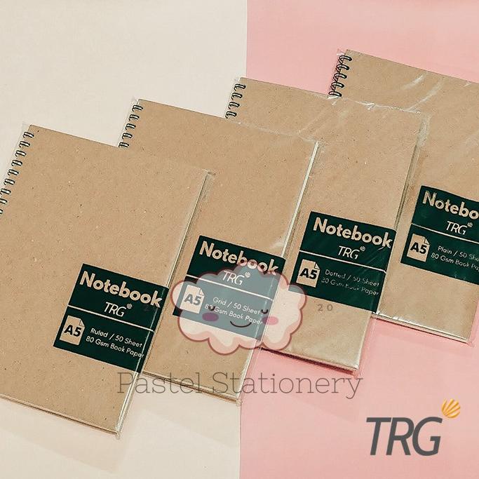 

Terkini ↓ Buku Tulis Catatan A5 Dotted Grid Plain Ruled TRG - TRG Kraft Cover Spiral Notebook A5 8TN'64