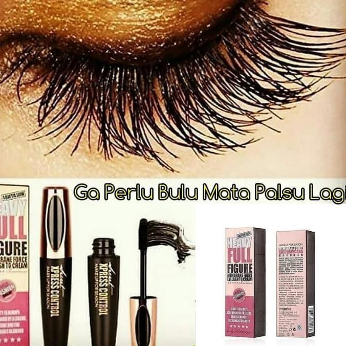 4D Silk Fiber Eyelash Maskara Waterproof (100% ORIGINAL) Sutra Serat