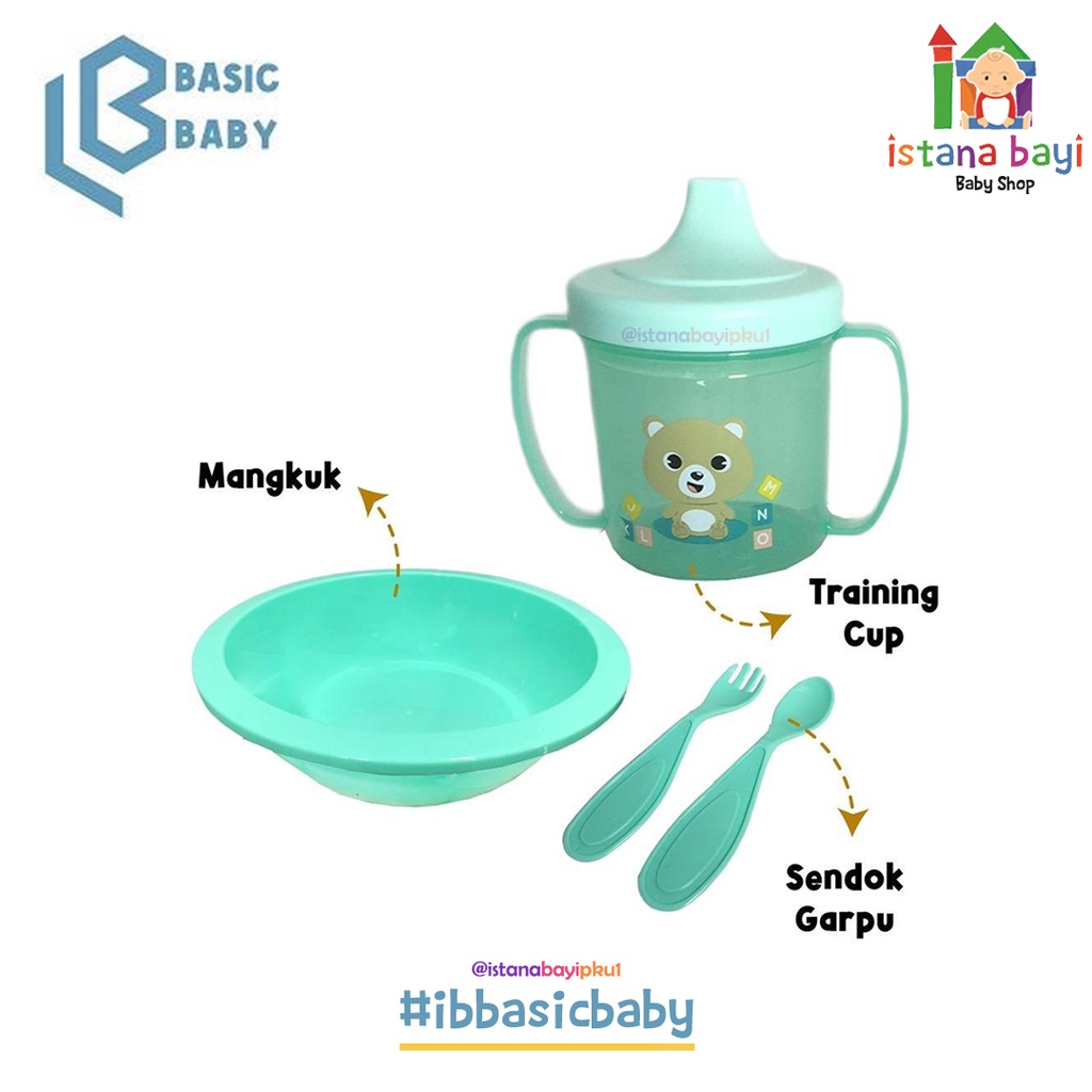 Basic Baby Feeding Set (Peralatan Makan) – Bear