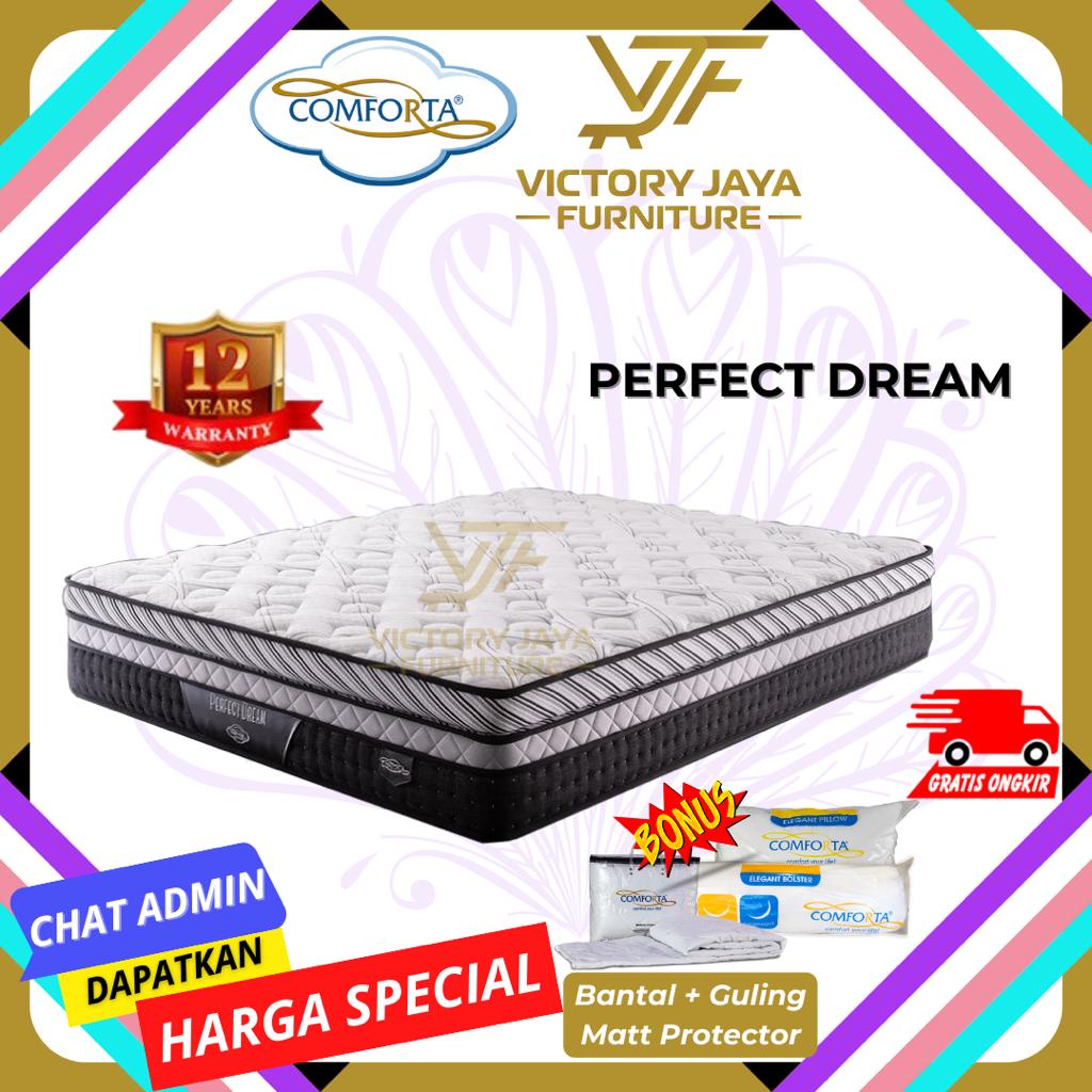 Kasur Spring Bed Comforta New Perfect Dream (Hanya Kasur)