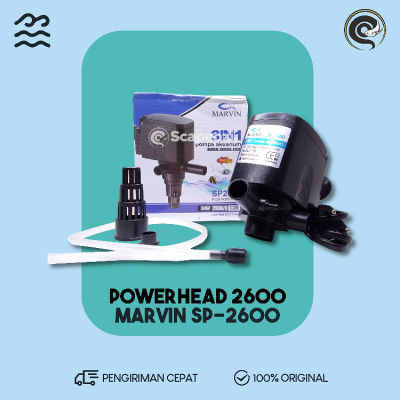 POMPA CELUP AQUARIUM ROSSTON RS 2600 / PH2600 / SIRKULASI TERMURAH
