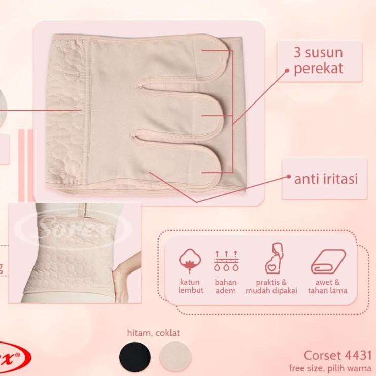 korset penyangga perut kehamilan ibu hamil sorex 4427 4430 4431 corset maternity support belt