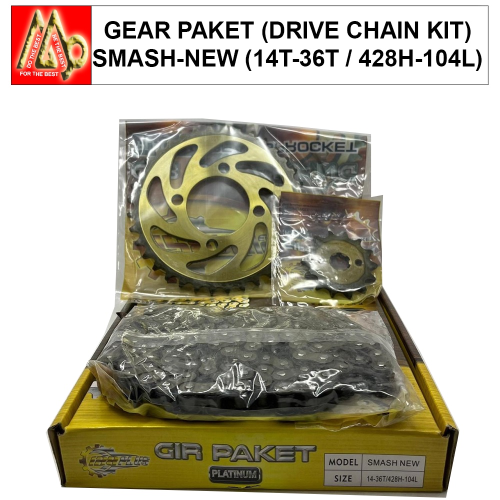 Smash-New / Gear Paket (Drive Chain Kit) / 128+