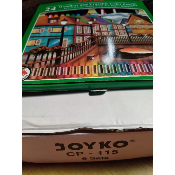 

Joyko Pensil Warna Panjang 24 Bisa Di Hapus( 1 Box/ 6 set)