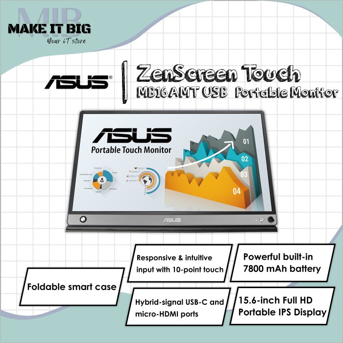 Asus Monitor Portable MB16AMT
