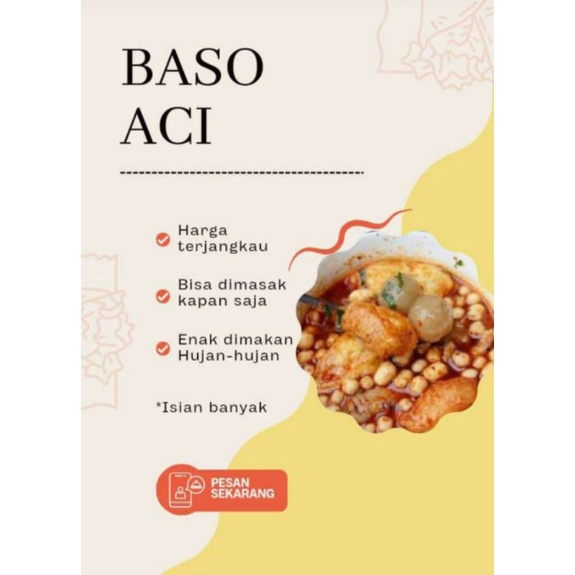 

BASO ACI LEZAT&BERGIZI PASTI KENYANG