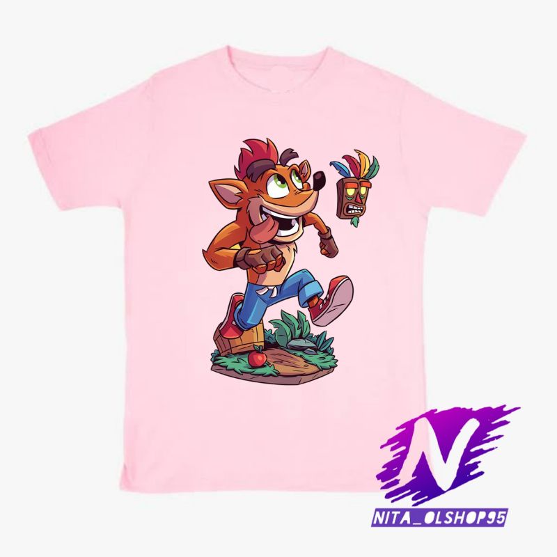 crash bandicot baju anak ctr crash bandicoot