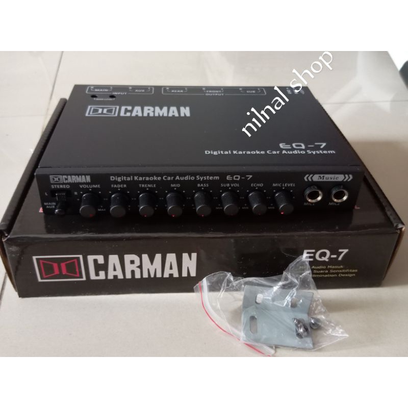 parametrik Carman EQ 7 untuk mobil digital karoke
