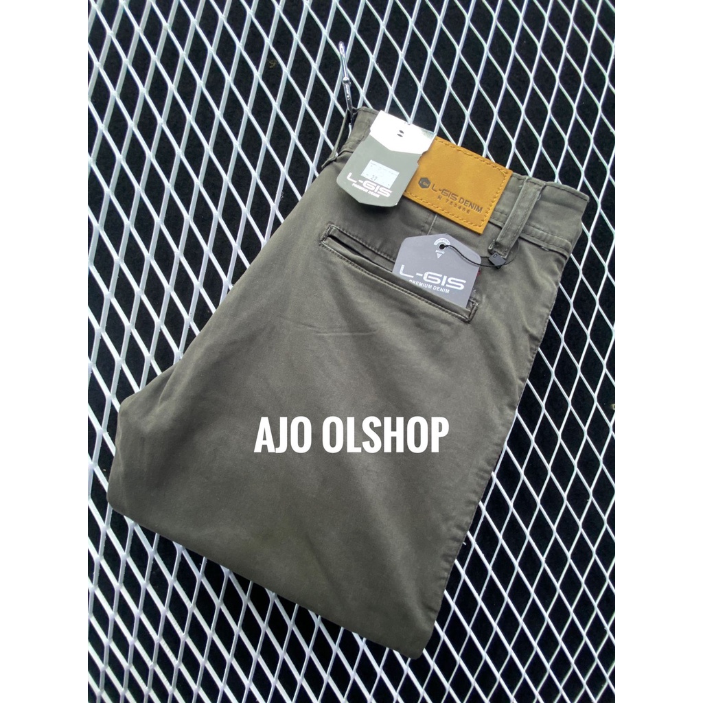 celana caton strid//celana panjang lgis original//celana panjang kanvas bahan melar model slimfit