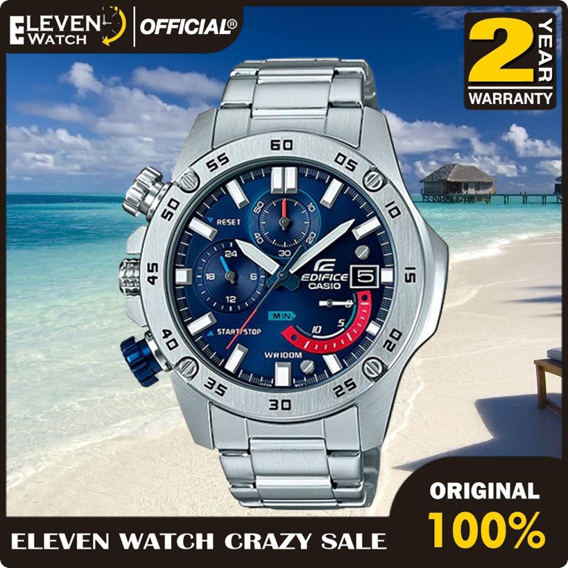 [Promo] JAM TANGAN CASIO EDIFICE EFR-558D-2AV / EFR558D-2AV  Garansi 2 Tahun [COD][100% Authentic]