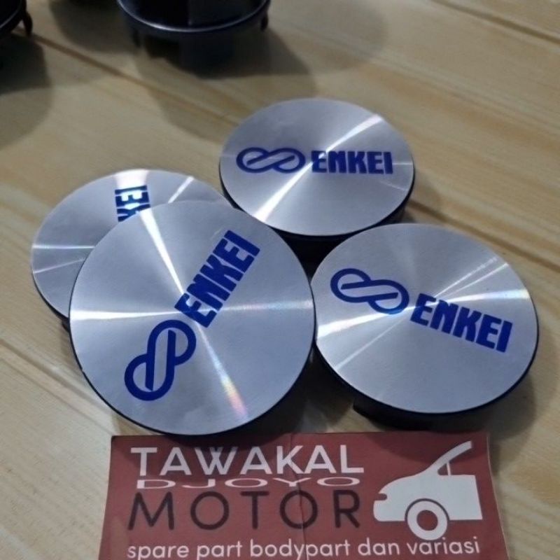 tutup velg dop roda 6cm dop velg variasi ENKEI biru