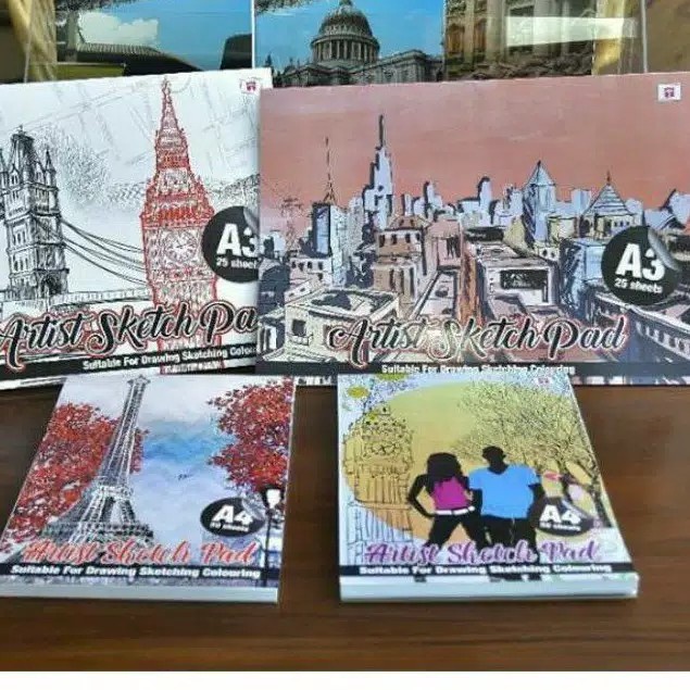 

Trendi Tiara Sketch Book A4 25 Lbr 150Gsm Terbatas