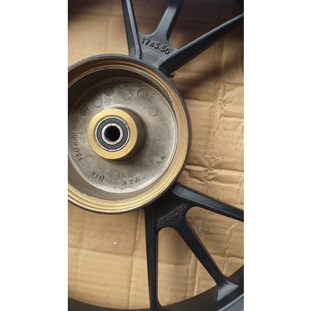 OBRAL MURAH VELG RACING TUBELESS YAMAHA VIXION MERK ROSSI BLACK BAGUS BERKUALITAS