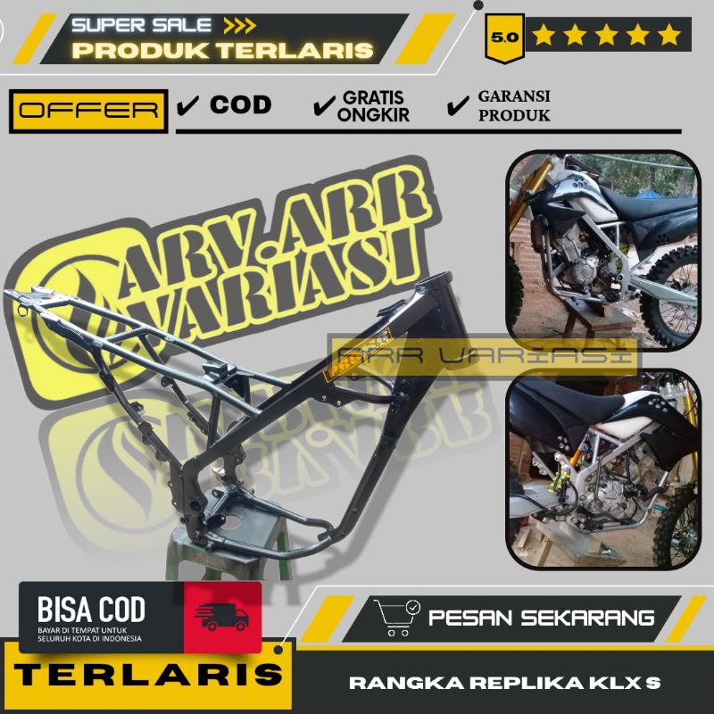 Frame Rangka Klx Custom PNP VIXION | BYSON | NINJA | SCORPIO | JUPITER MX | GL | TIGER | MEGAPRO | T