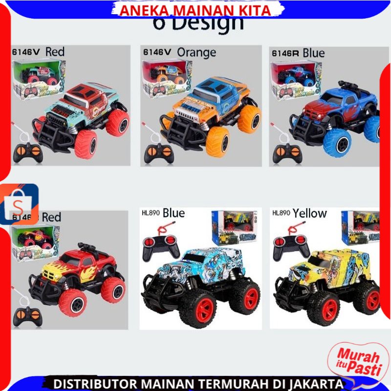 Mainan mobil remote control RC Rock Clawler Mini Car warna warni mobil remot kontrol murah crawler remote