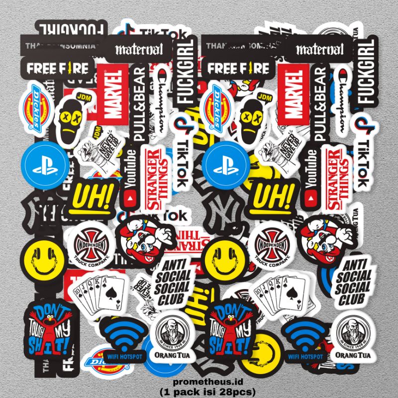 

STIKER PACK AESTHETIC/ STIKER LAPTOP, HP, TUMBLER,ANTI AIR