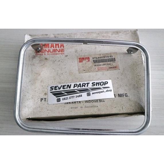 Motor Sparepart Motor RIM Headlight Lampu Kotak Chrome Yamaha RX KING