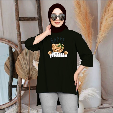 FC - TUNIK BASIC OVERSIZE WANITA HIJAB'S VARIASI 0210 DTF