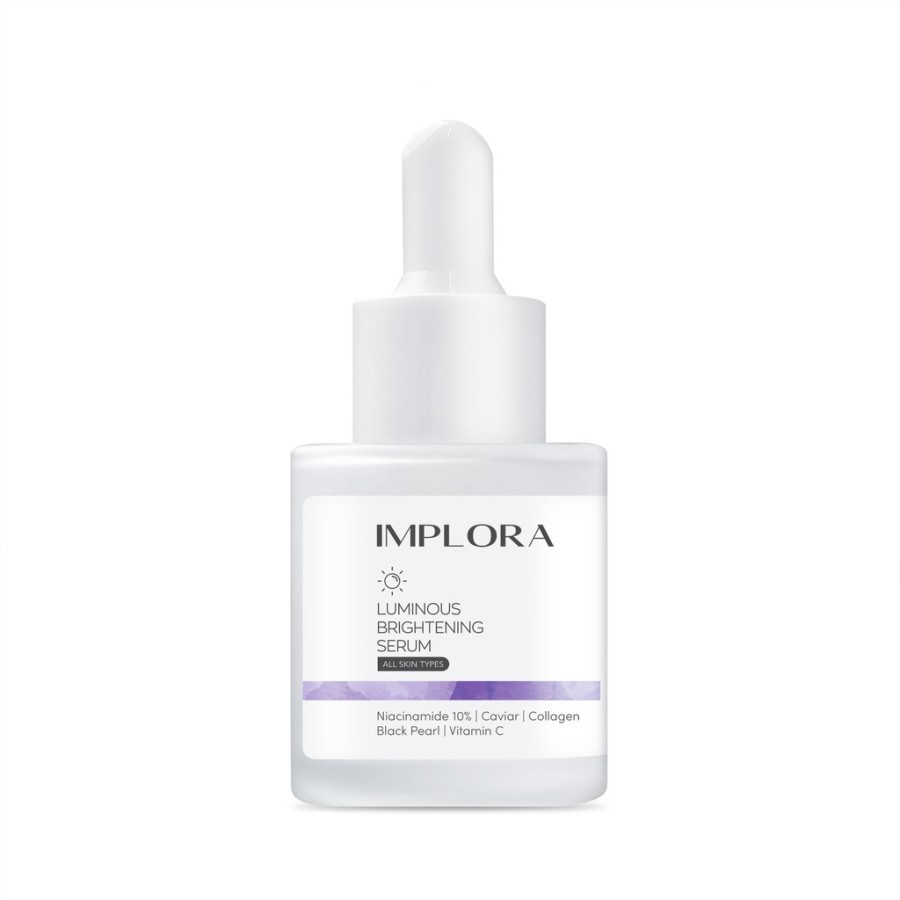 Implora SERUM WAJAH 20 ml- Luminous Brightening /Acne/Midnight/Peeling - 24 GOLD