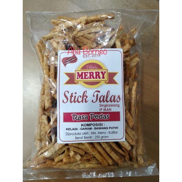 

Stik Talas / Keladi / Kripik Talas Merry Khas Singkawang