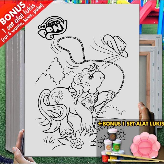 

Kanvas Lukis Anak Mainan Pony 30x40cm MEL1108