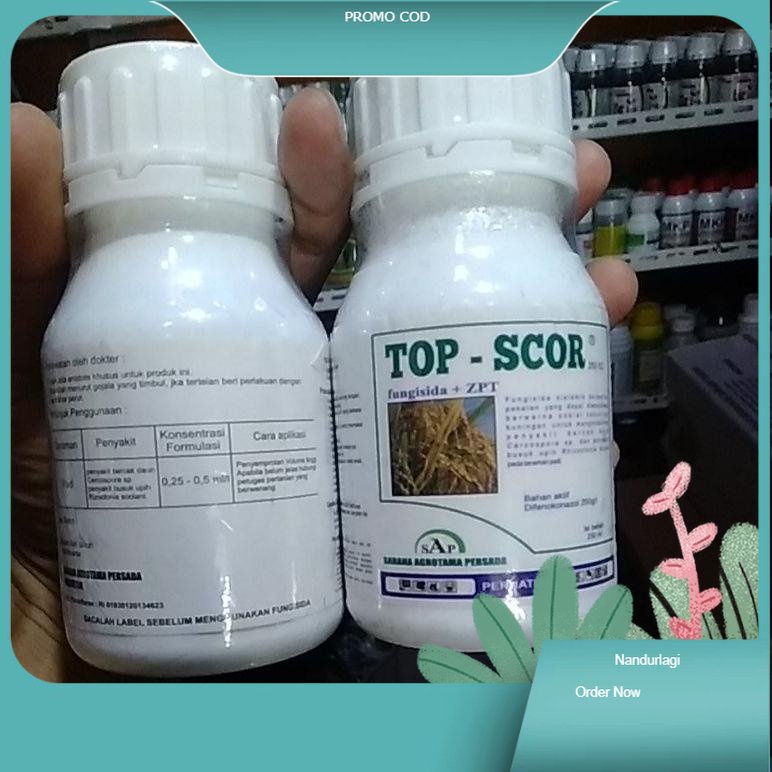 Jual COD Laris Top Score 250 Ml Fungisida Sistemik Berbentuk Pekatan