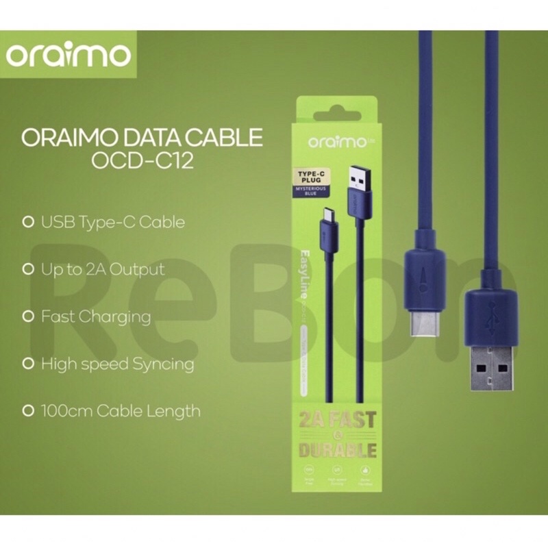 Kabel Oraimo OCD-M12,OCD-L12,OCD- C12 2aFast Durable