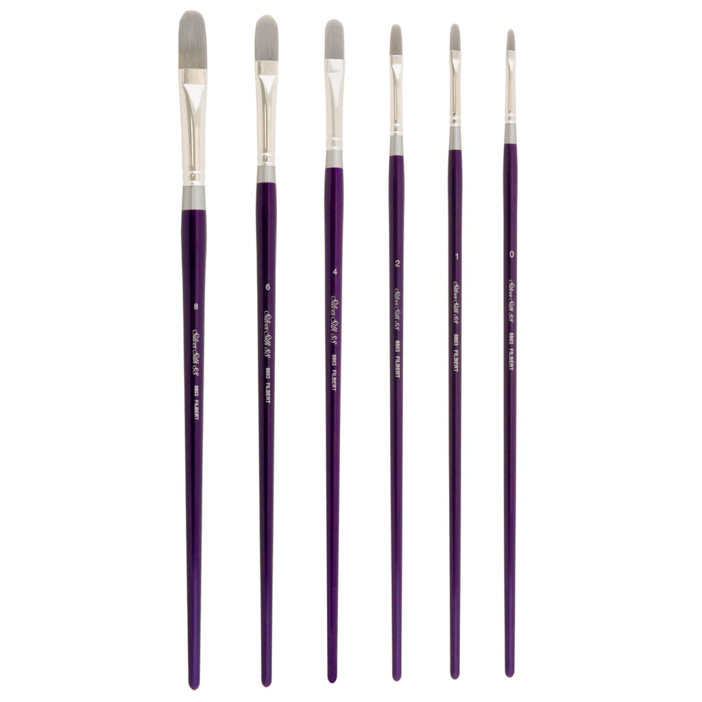 Silver Brush/ Silver Silk 88® 8803 Filbert LH