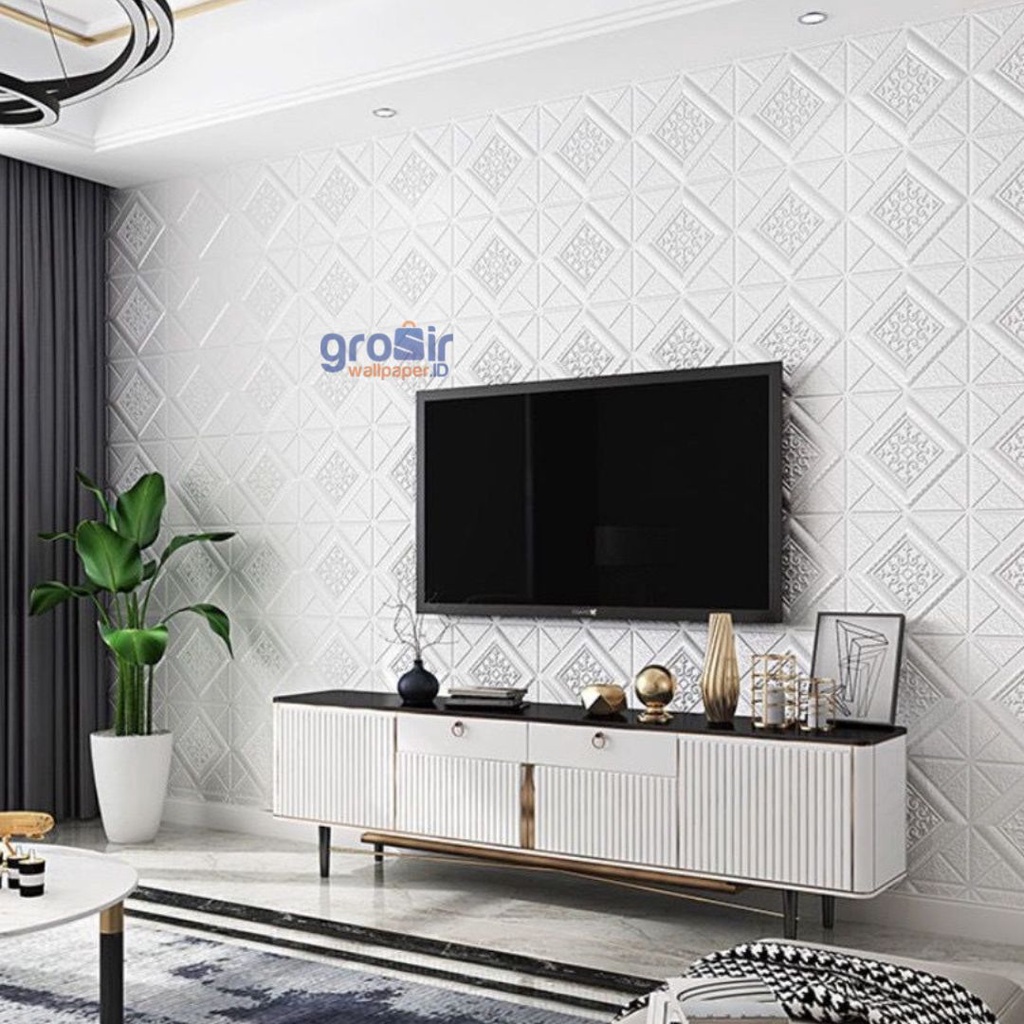 (COD) Wallpaper 3D Sticker Dinding Plafon Atap Ukuran 70X70CM High Premium Quality Termurah