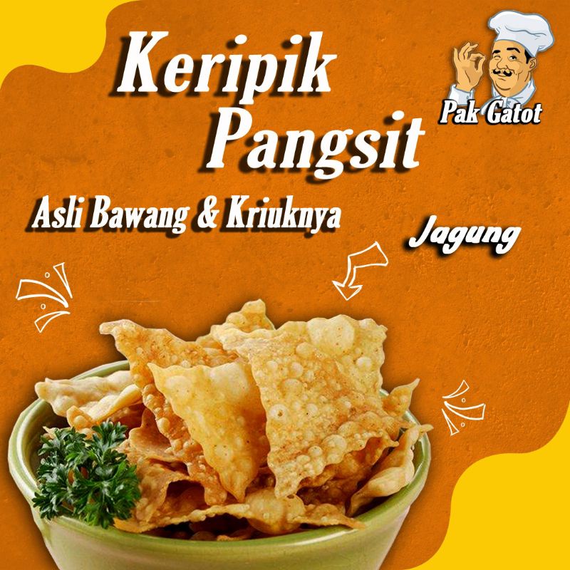 

KERIPIK BAWANG KRIPIK PANGSIT 125gr RASA JAGUNG BAKAR CEMILAN ENAK RENYAH FREE PACKING