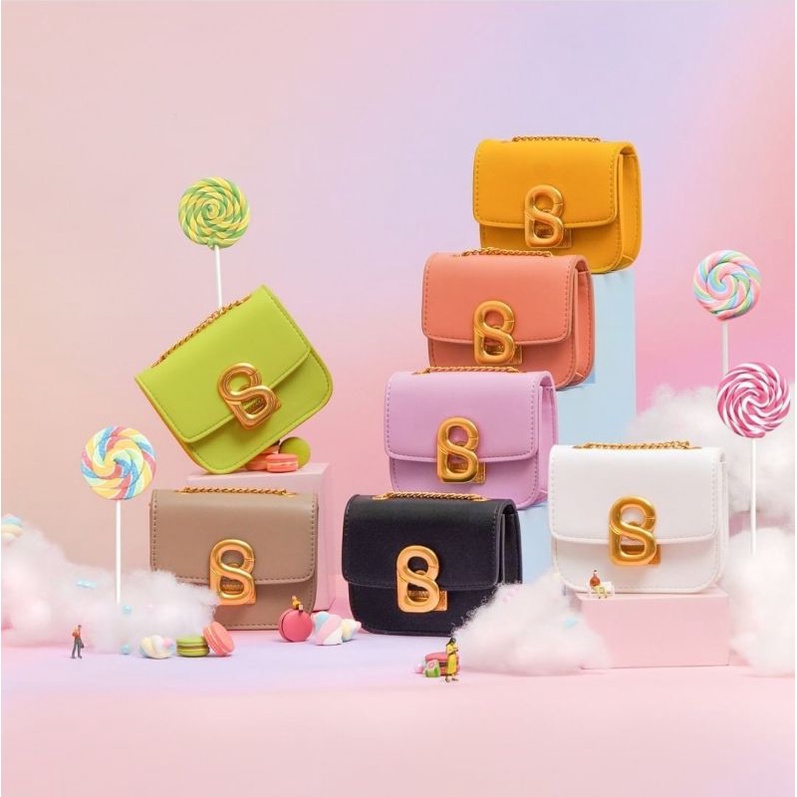 Alice Bag Buttonscarves BS Tas Sling Mini Benang Jarum Original