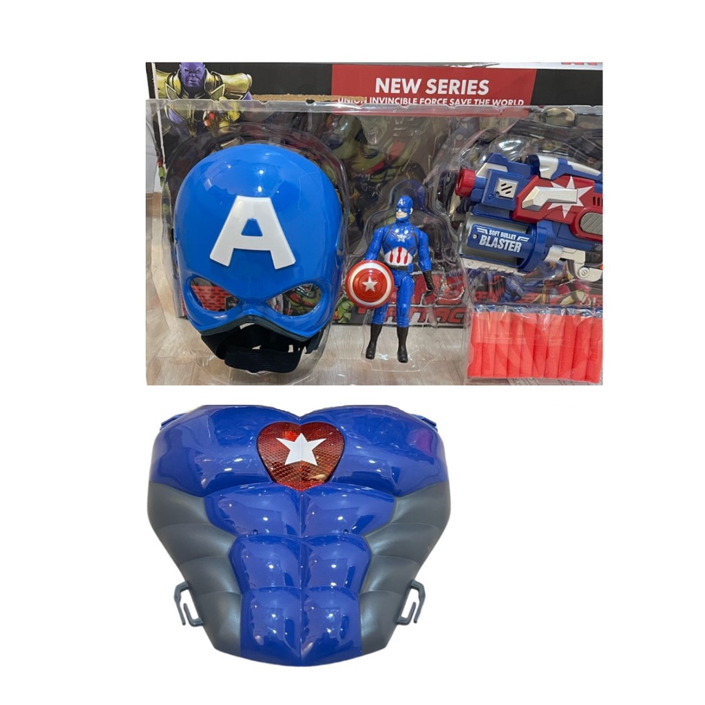 Mainan Anak HERO ATTACK CAPTAIN AMERICA Mainan Action Super Hero Anak