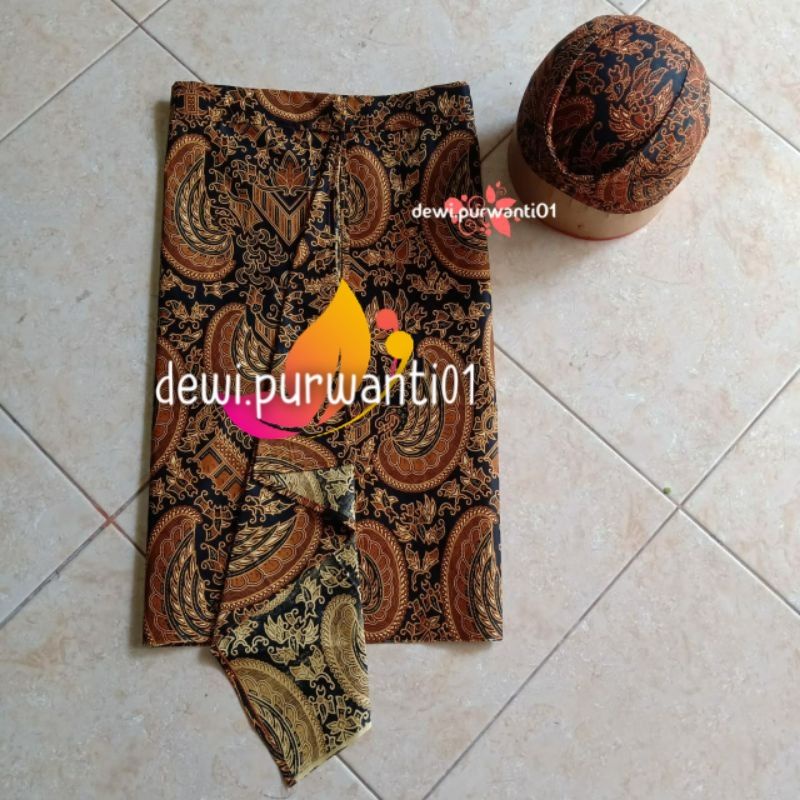 Jarik Sapit Urang + Blangkon Sunda/Solo Polosan