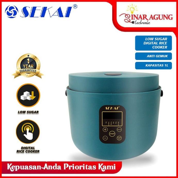 Jual RICE COOKER DIGITAL SEKAI LOW SUGAR CMW 720 / CMW 720 LS 1L 100 ORI Shopee Indonesia