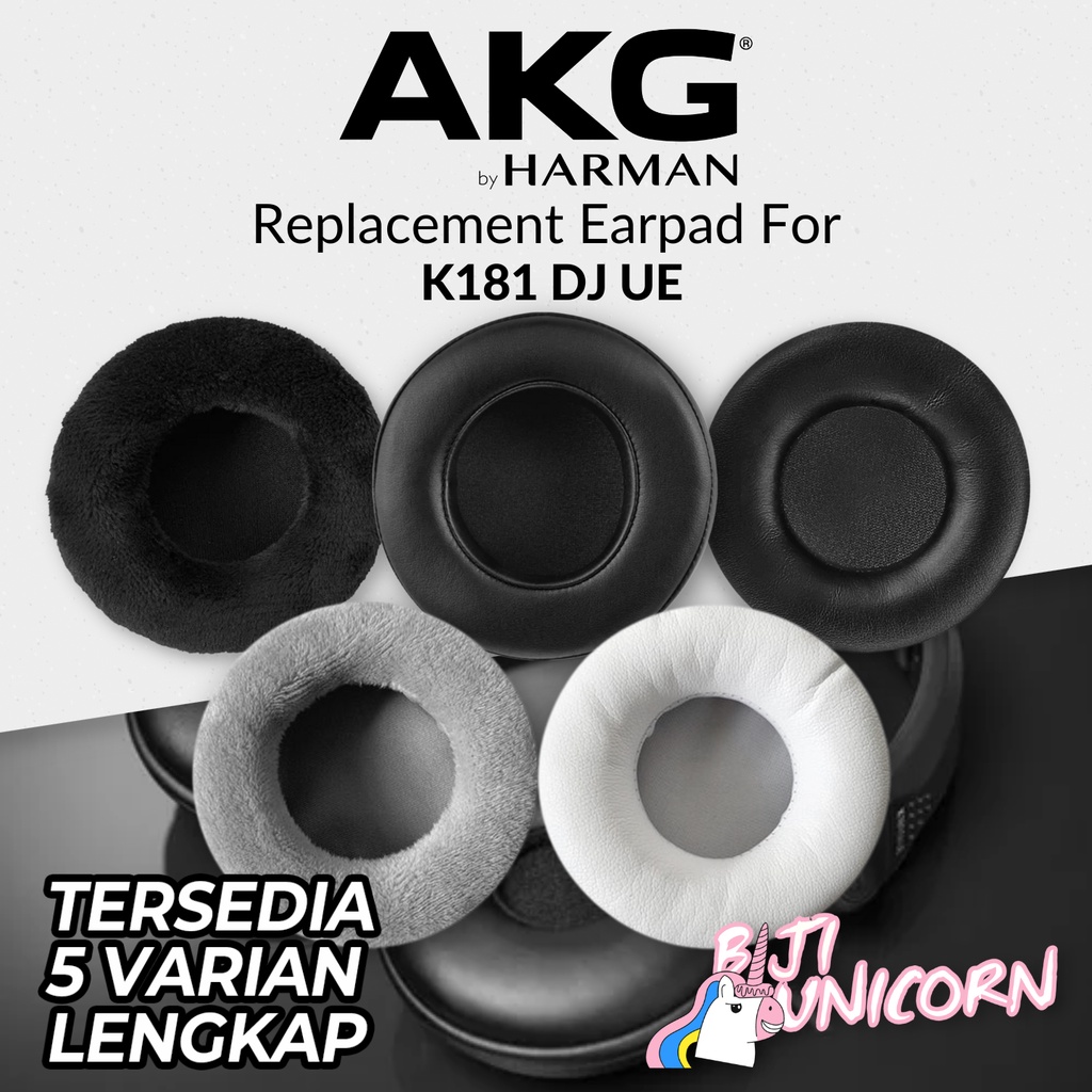 Earpad/Earcup/Ear Cushion/Pads/Ear AKG K181DJ K181 K182 K 181DJ K182 K181 DJ Busa Foam Bantalan