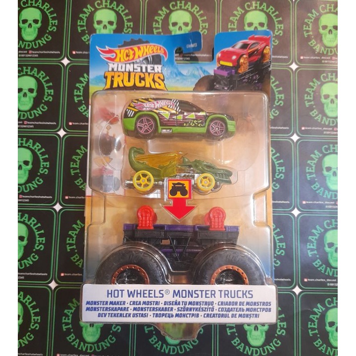 hotwheels monster truck maker real car n dragon