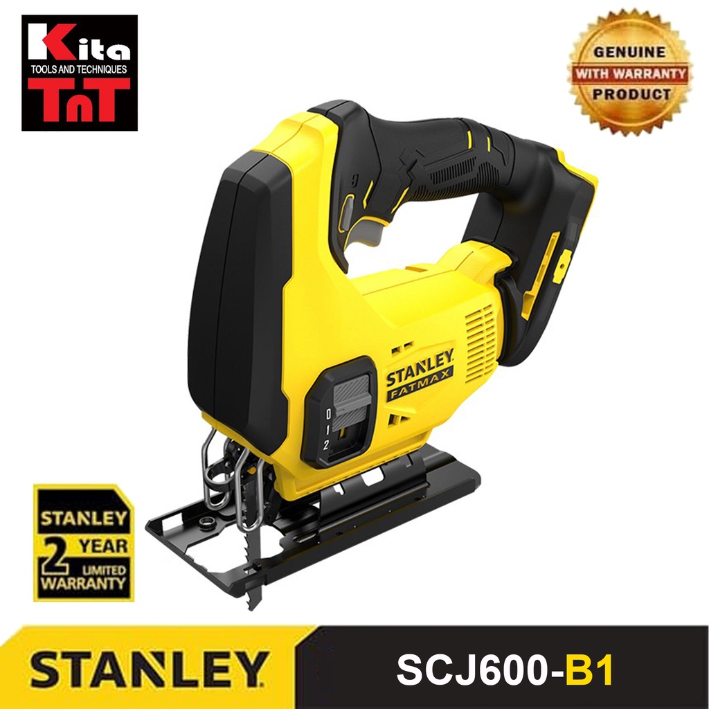 STANLEY - Cordless Jigsaw / Gergaji Kayu Baterai 20V - SCJ600-B1