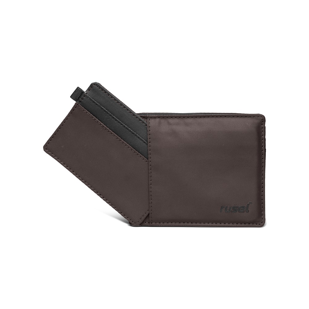 HEYRUS RUSEL CO I Hiro Wallet Brown Dompet Pria Lipat