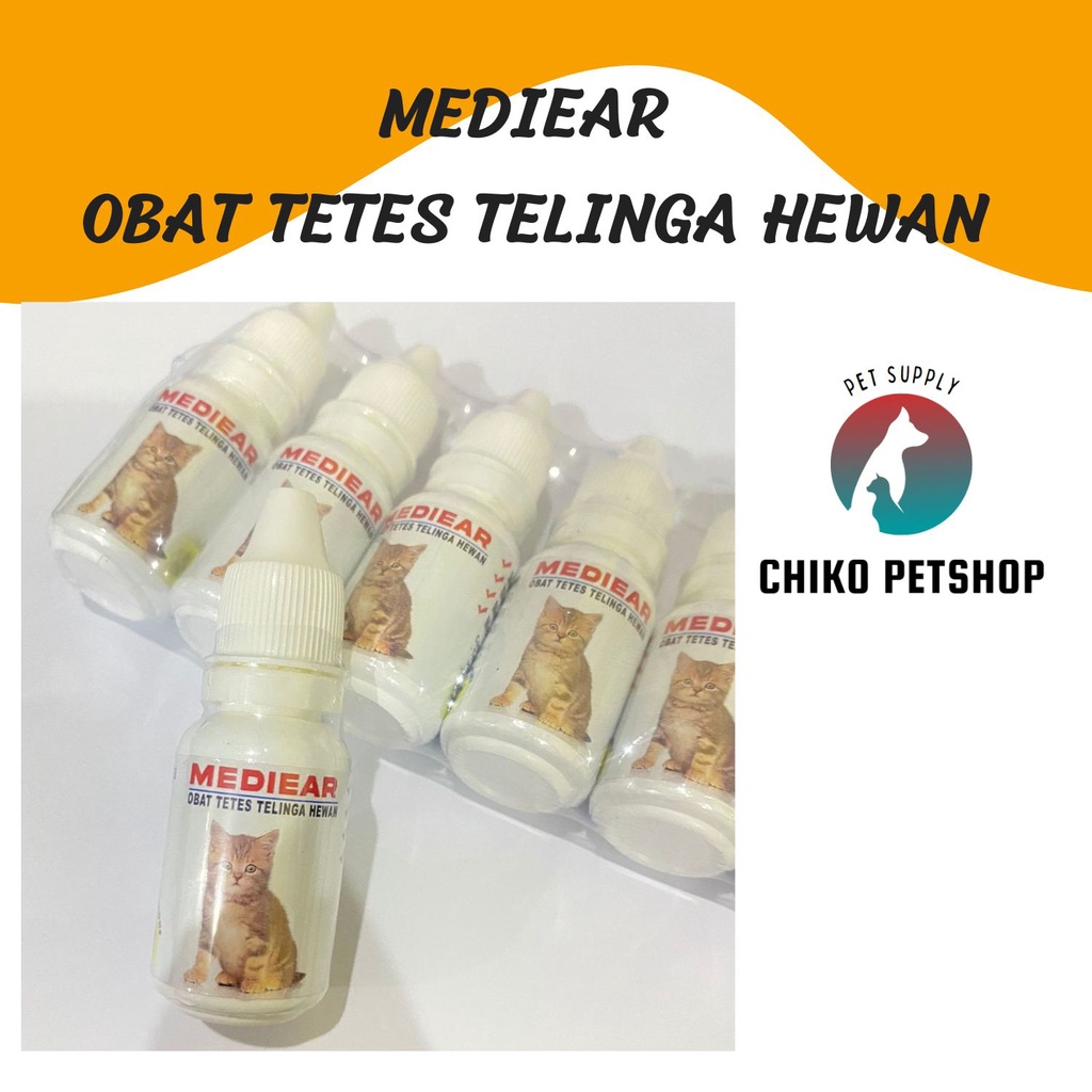 MEDIEAR  obat tetes telinga hewan