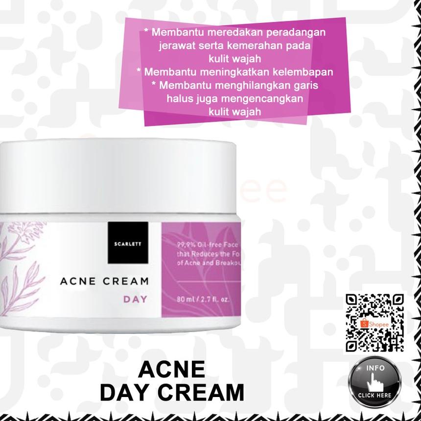 EXCLUSIVESCARLETT WHITENING CREAM WAJAH DAY & NIGHT KRIM SIANG MALAM SCARLET|SQ4